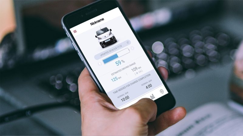 Nissan e-NV200 app